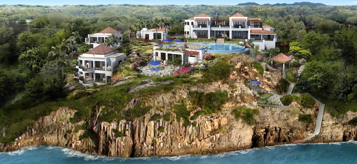Part-complete villa complex for sale in Anguilla