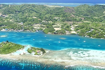 Roatan in the Bay Islands - Aerial