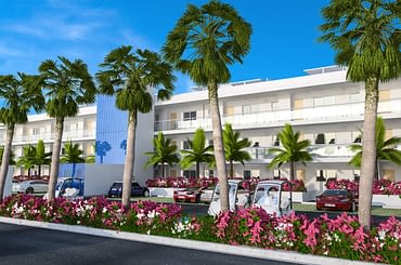 Condos for sale at Hard Rock Golf Club at Cana Bay in Punta Cana, Dominican Republic - exterior