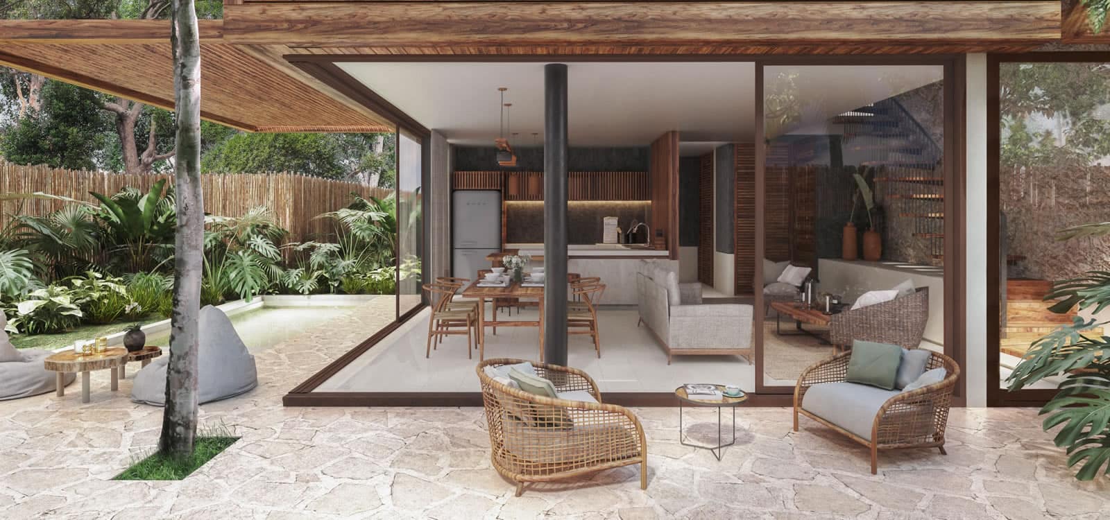 3 Bedroom Townhouses for Sale, Nuuch, Tulum, Mexico 7th Heaven Properties