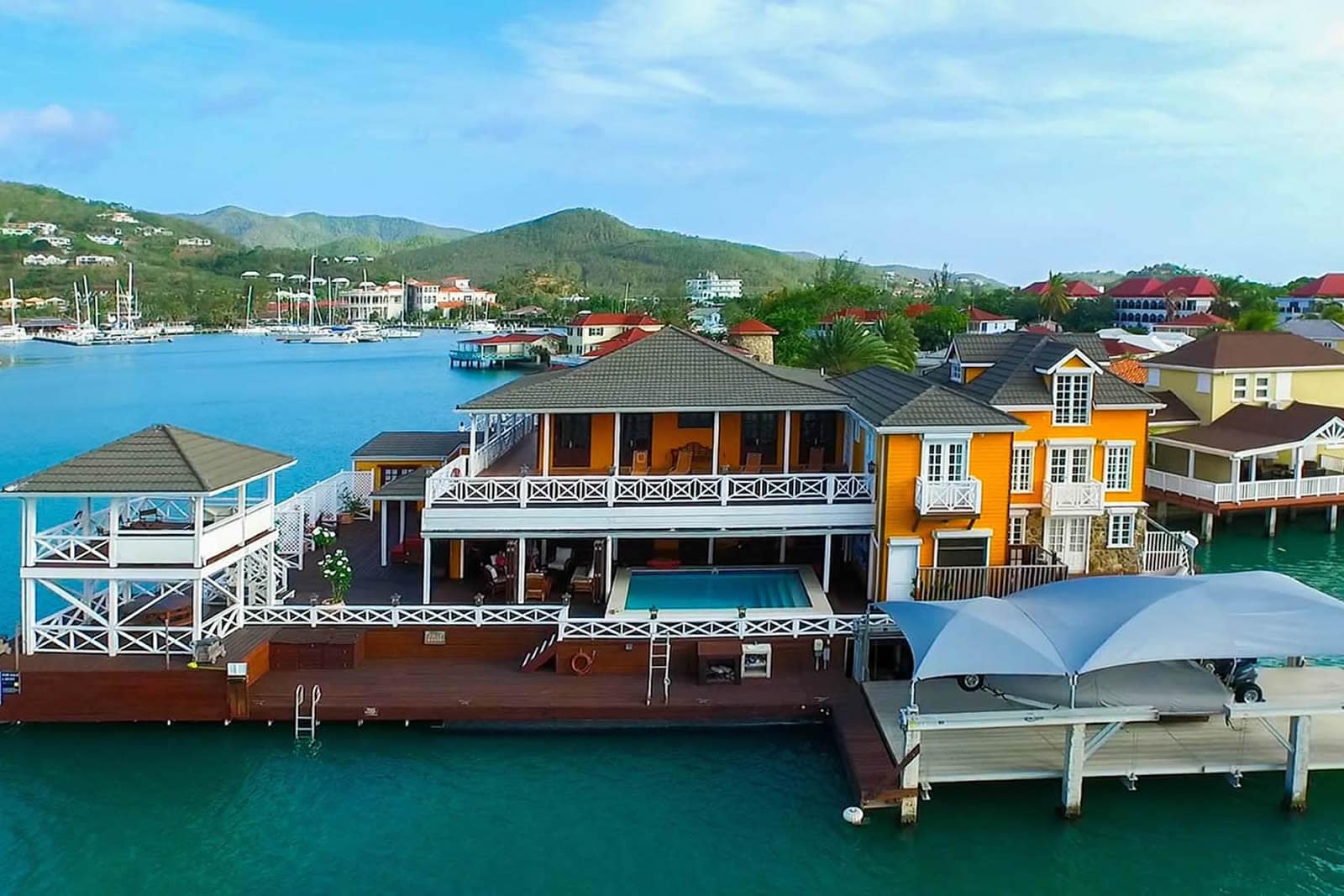 10 Bedroom Luxury Waterfront House for Sale, Jolly Harbour, Antigua