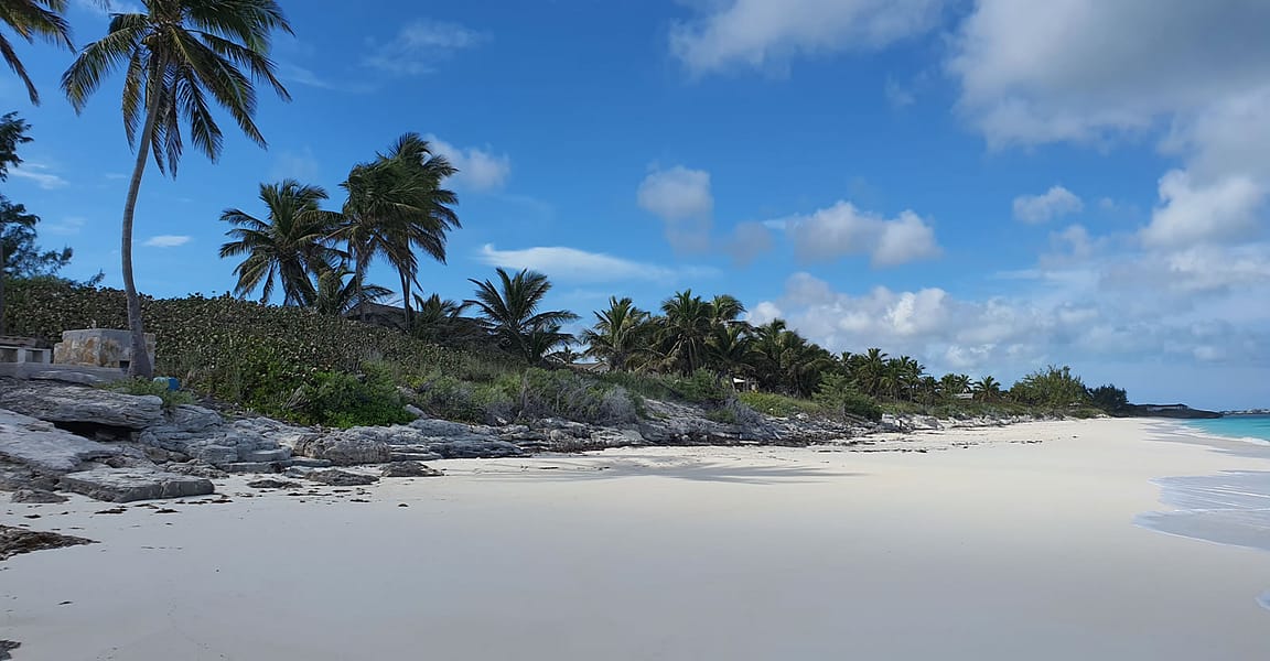 9.8 Acres of Waterfront Land for Sale, Bahama Sound, Great Exuma