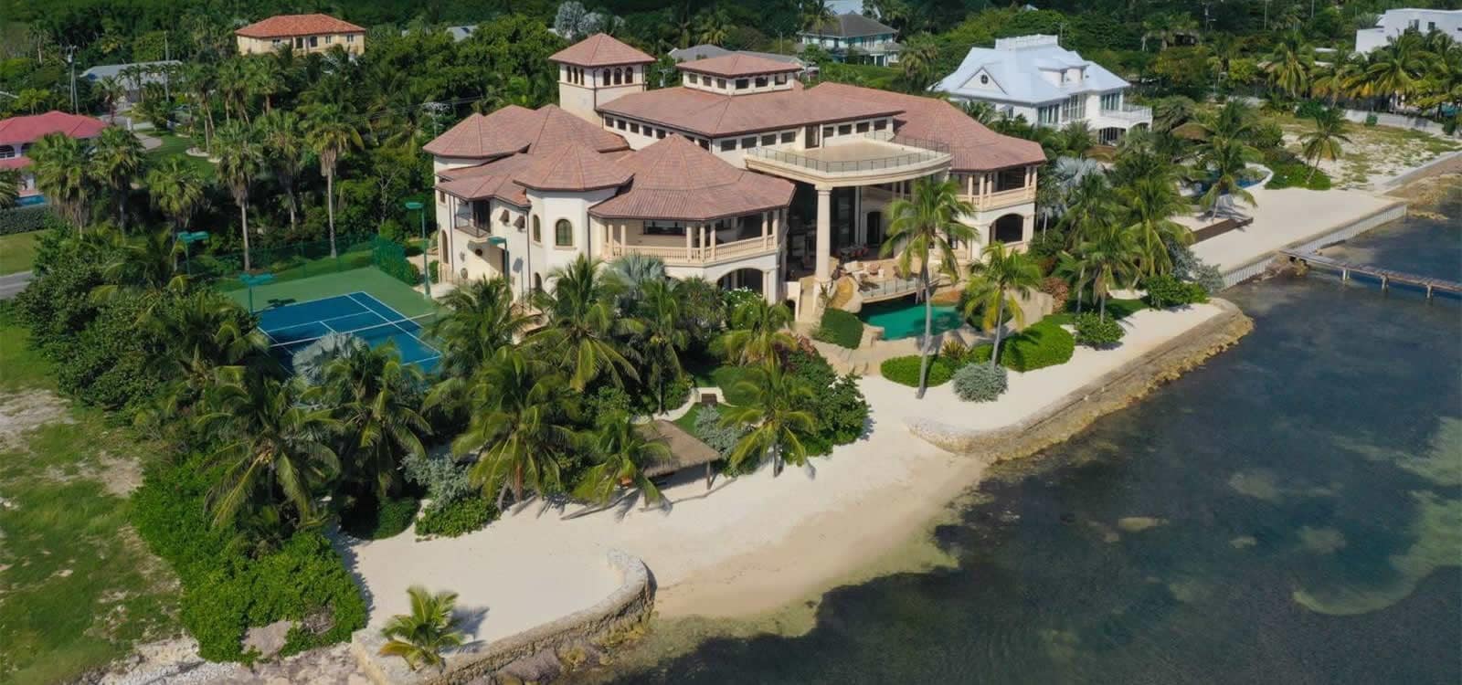 8 Bedroom UltraLuxury Beachfront Home for Sale, South Sound, Grand