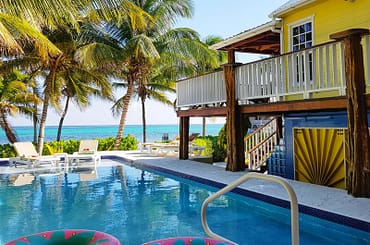Beachfront real estate in Ambergris Caye, Belize