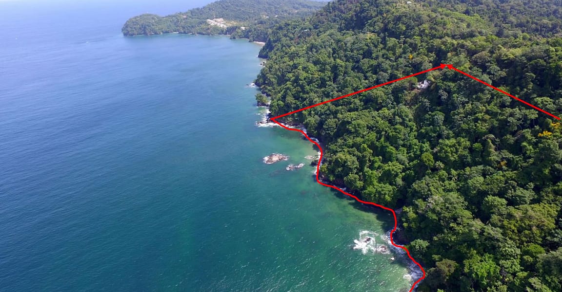 20 Acres of Waterfront Land for Sale, La Fillette, Trinidad 7th