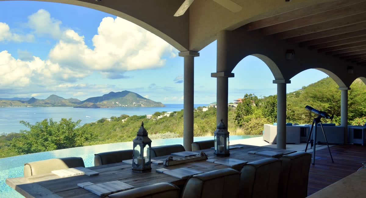 Elegant villa for sale in Nevis with picturesque views