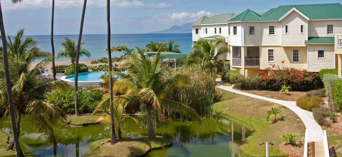 Beachfront condo for sale in Nevis