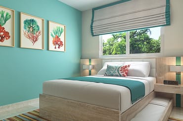 Condos for sale at Hard Rock Golf Club at Cana Bay in Punta Cana, Dominican Republic - bedroom