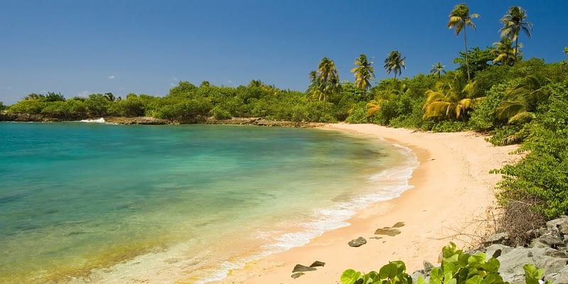 Beautiful beach near San Juan, Puerto Rico