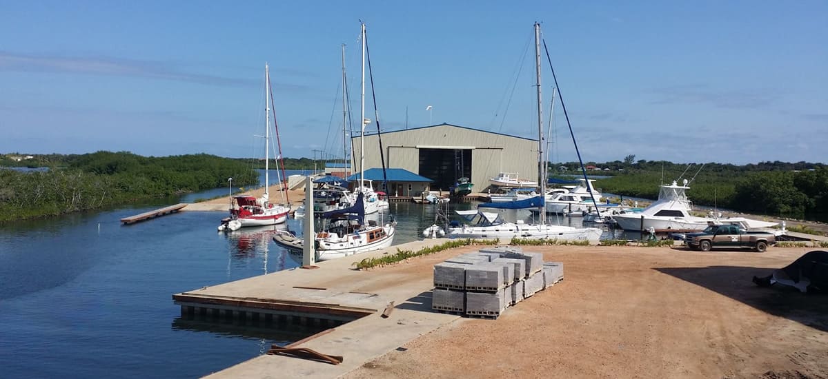 Boatyard and full service marina for sale in Placencia, Belize