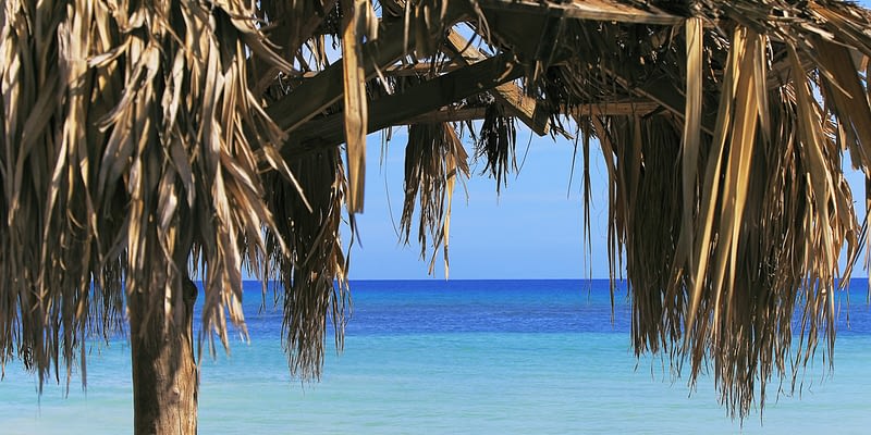 A beautiful beach in Jamaica