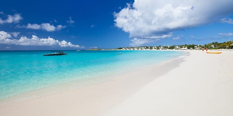 Beautiful beach in Anguilla