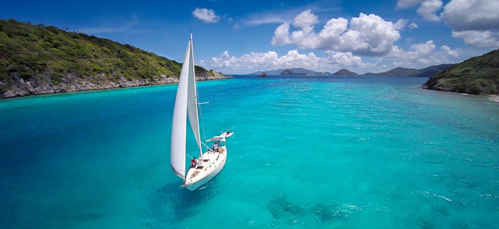 Sailing in the Caribbean