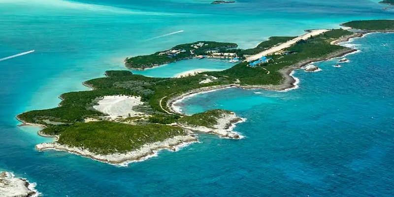 222 acre private island for sale in the Exuma Cays of The Bahamas