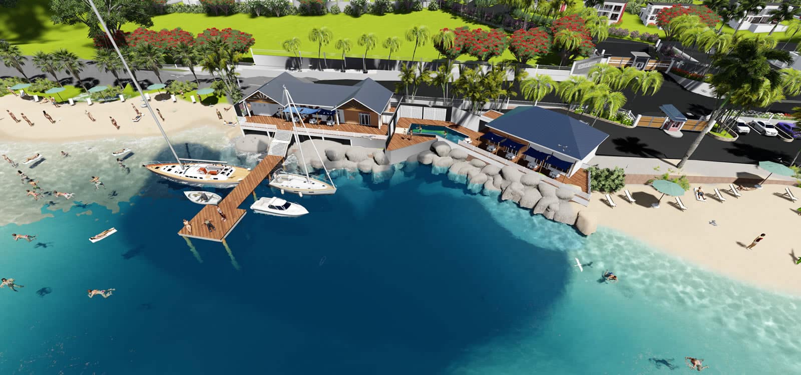 3 Bedroom Beachfront Villas for Sale, White House Beach Club