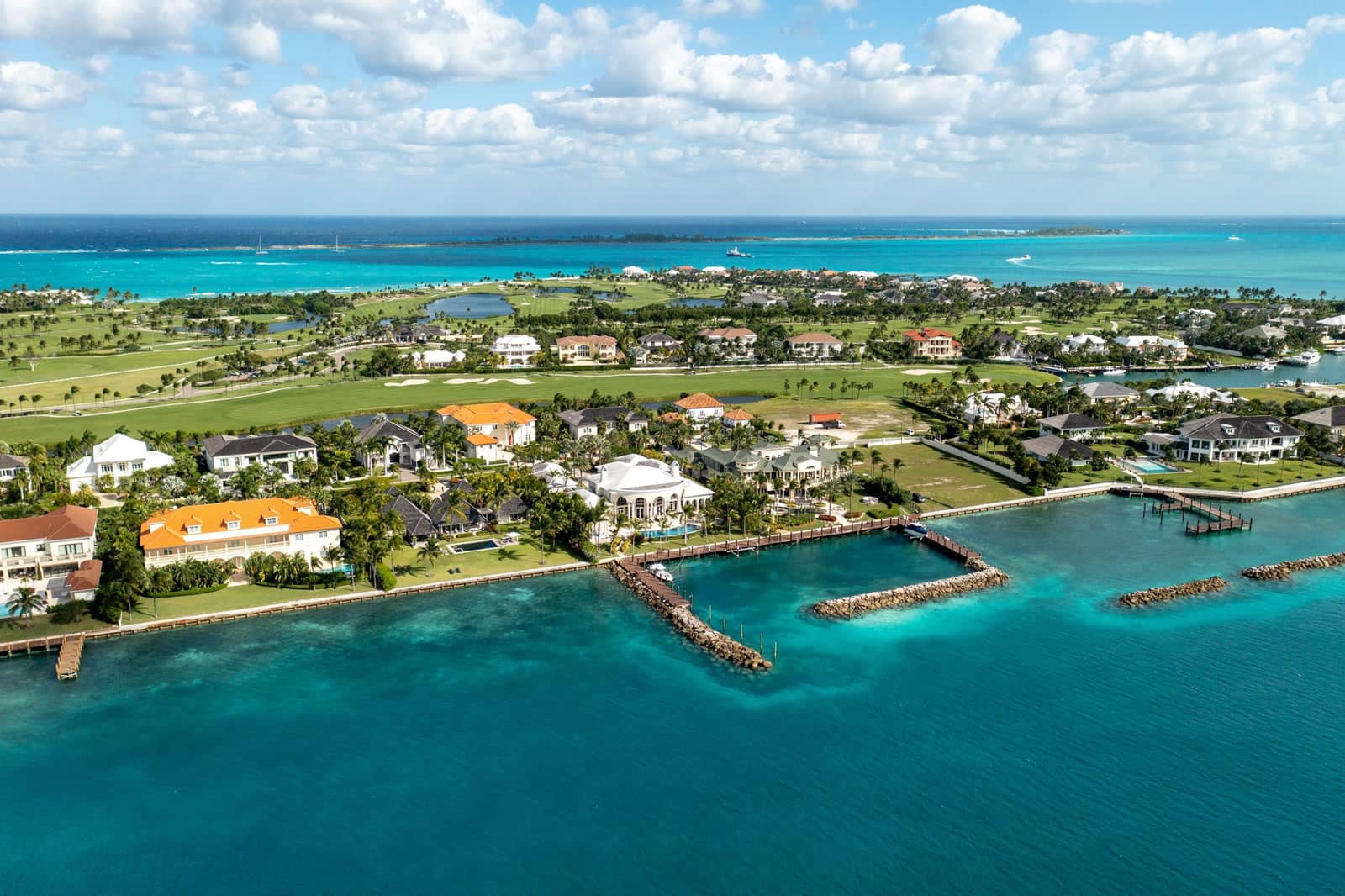 6 Bedroom Waterfront Luxury Home for Sale, Ocean Club Estates, Paradise