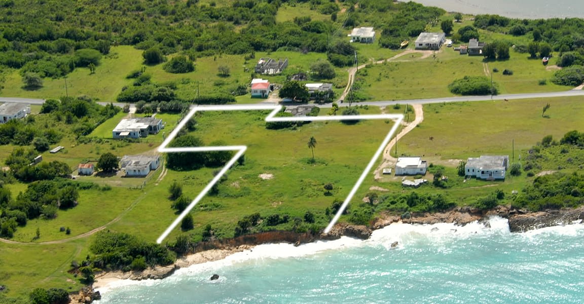 2.5 Acres of Beachfront Land for Sale, West End, Anguilla 7th Heaven
