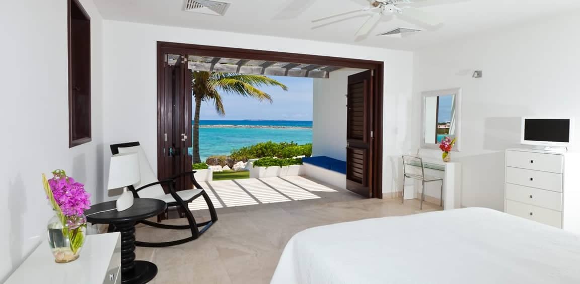 Ultra-luxury beachfront home for sale, Little Harbour, Anguilla - bedroom