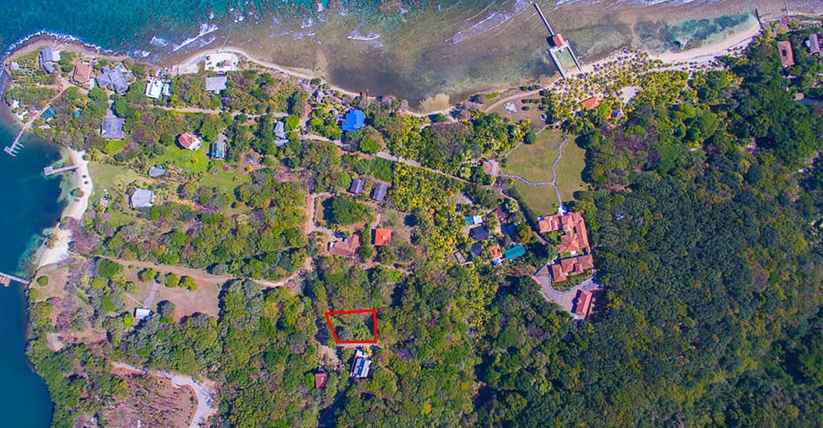 0.21 Acre OceanView Lot for Sale, First Bight, Roatan 7th Heaven