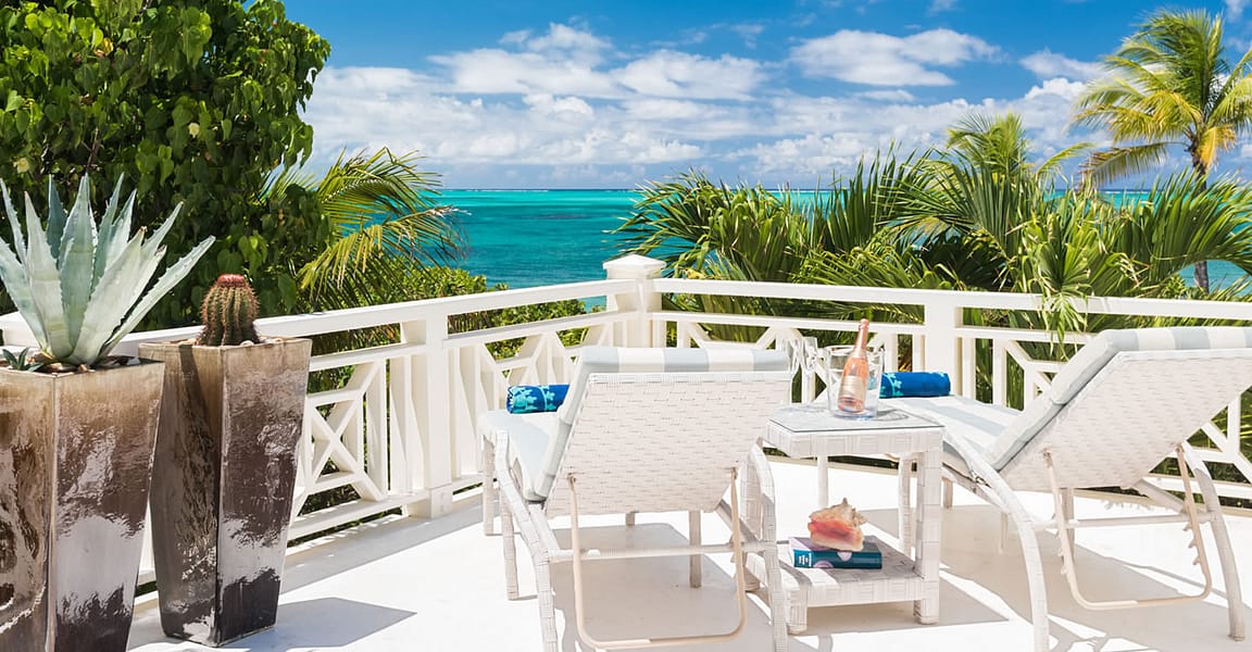 Bedroom Beachfront Home For Sale Turtle Cove Providenciales Turks