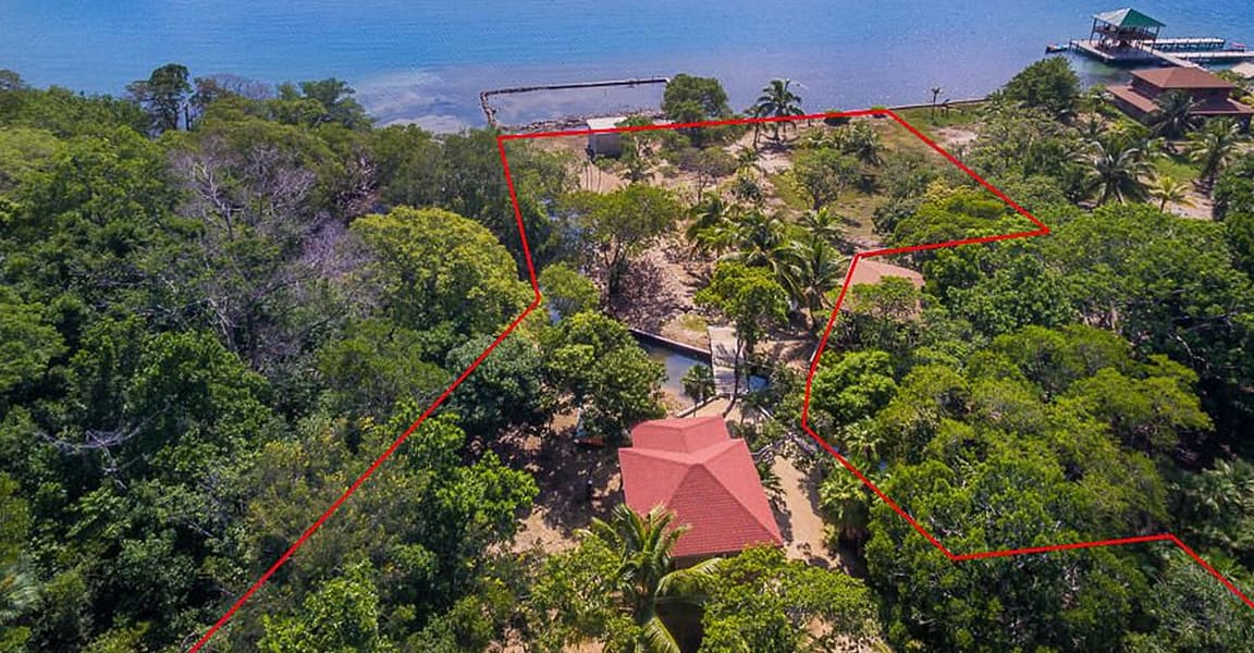 6 Acre Waterfront Estate for Sale, Port Royal, Roatan 7th Heaven