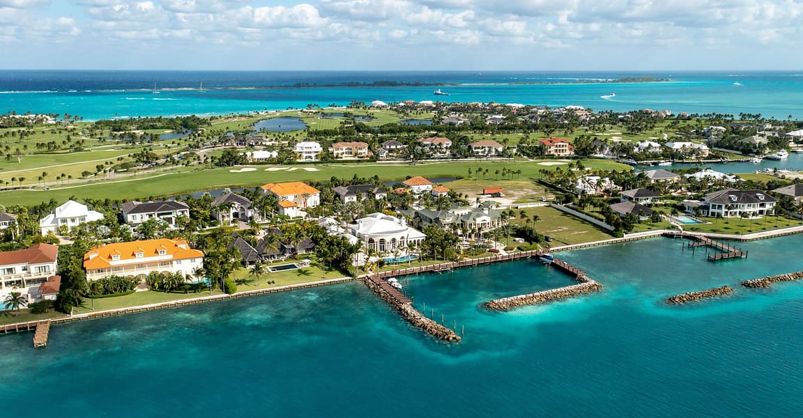 6 Bedroom Waterfront Luxury Home for Sale, Ocean Club Estates, Paradise