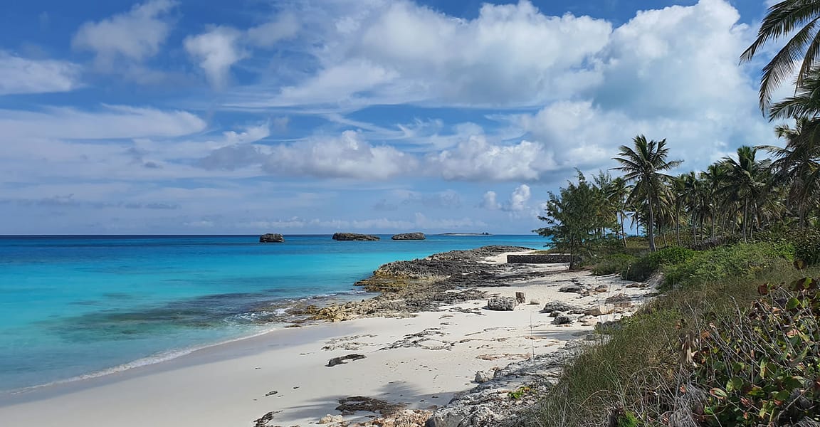 9.8 Acres of Waterfront Land for Sale, Bahama Sound, Great Exuma