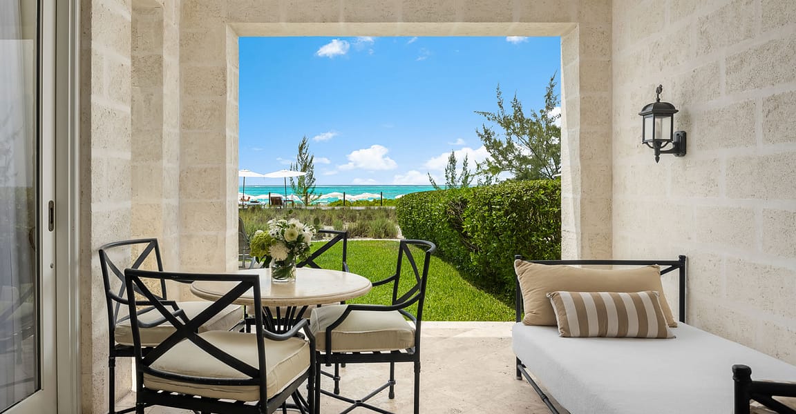 2 Bedroom Beachfront Unit for Sale, The Palms, Grace Bay, Turks
