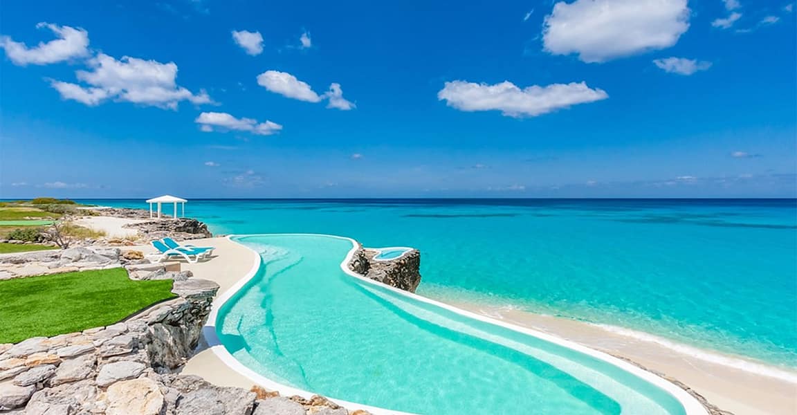 8 Bedroom Luxury Beachfront Estate for Sale, San Salvador, Bahamas
