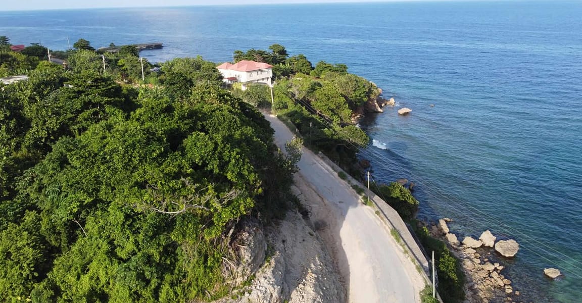 1.44 Acres of Beachfront Land for Sale, Pleasant Hill, Manchioneal