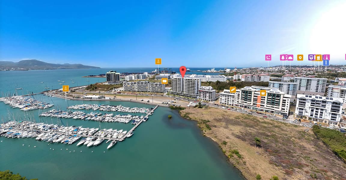 2 Bedroom Condos for Sale, Canopée, Fort de France, Martinique 7th