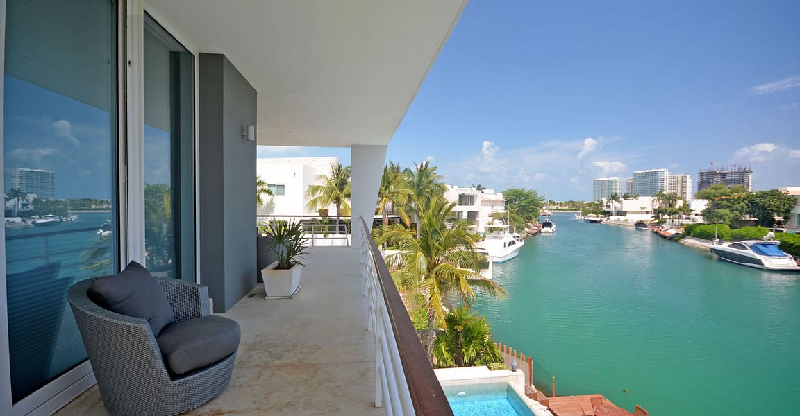 4 Bedroom Waterfront Home for Sale, Puerto Cancun, Mexico 7th Heaven