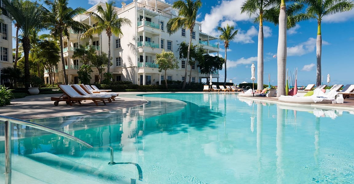 2 Bedroom Beachfront Unit for Sale, The Palms, Grace Bay, Turks