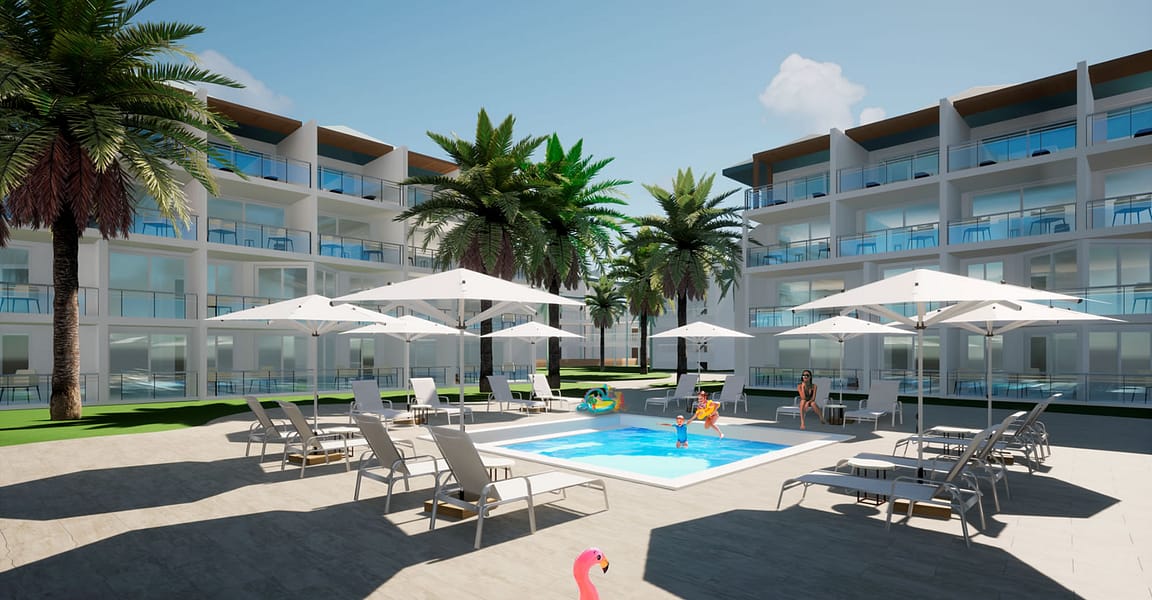 1 Bedroom Beachfront Apartments for Sale, Playa Dorada, Puerto Plata