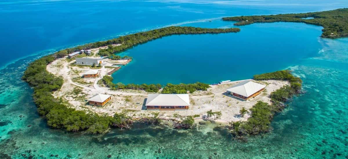 Island for sale with 4 homes in southern Belize