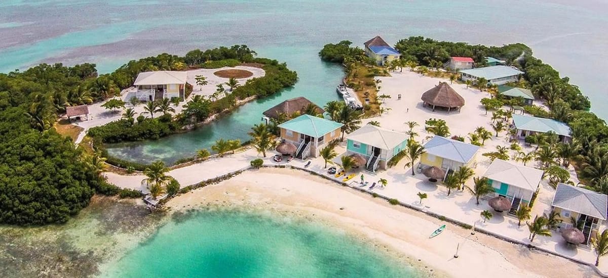 Private island resort for sale in Belize