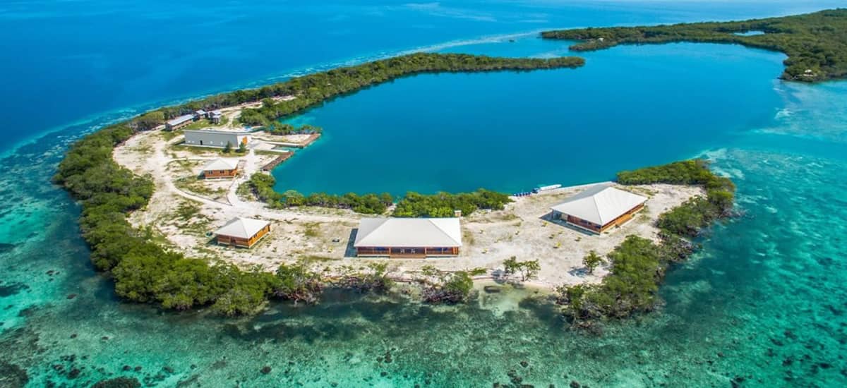 Small private island for sale in Belize