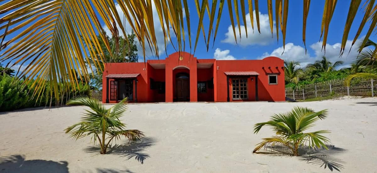 Beachfront home for sale in Mexico