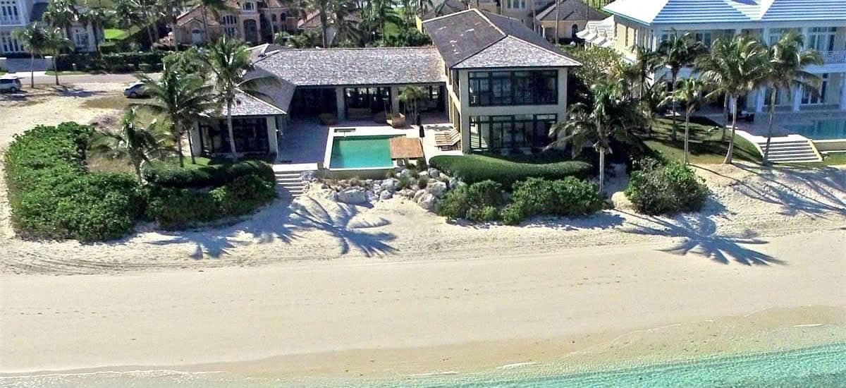 Luxury beachfront home for sale in Paradise Island, Bahamas