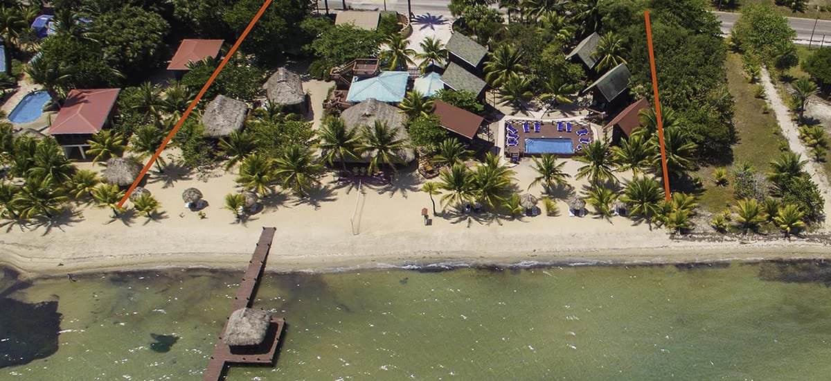 Beachfront hotel for sale in Belize