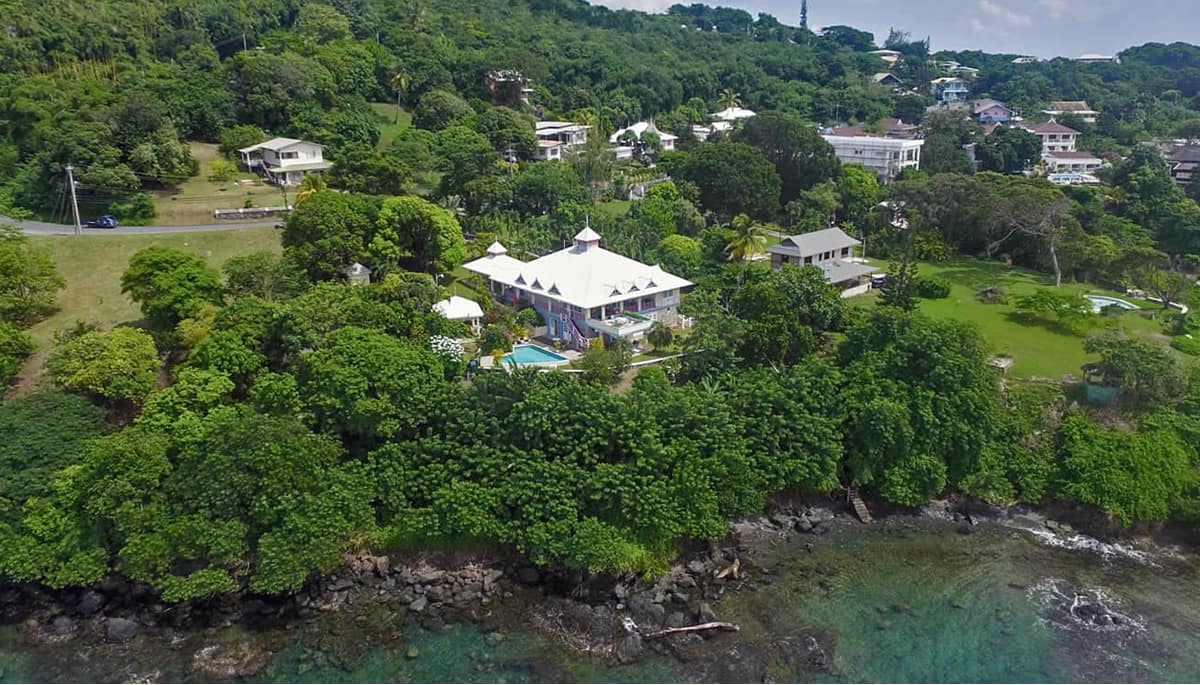 Seafront home for sale in Tobago