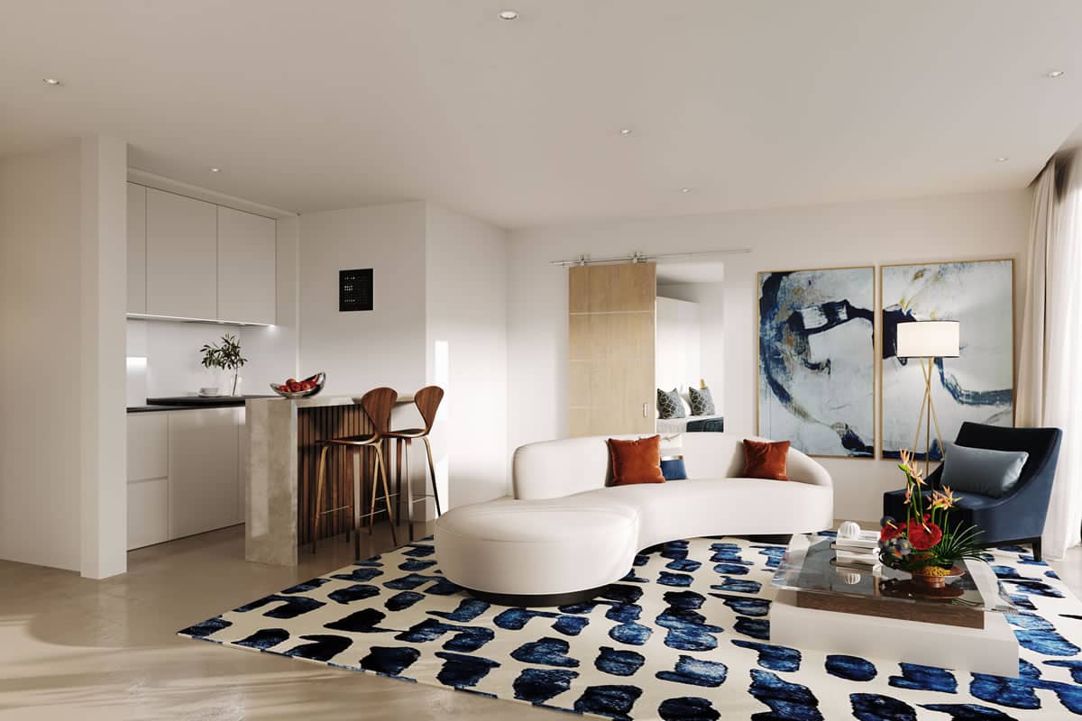 Hyatt-Branded residences for sale at Cas en Bas Beach Resort - interior