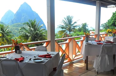 Boutique hotel for sale, Soufriere, St Lucia - restaurant