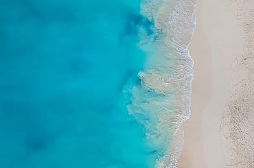 Grace Bay Beach, Providenciales, Turks & Caicos Islands - Birds Eye View