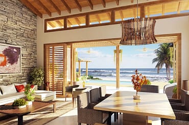 Homes for sale, Tela Bay, Atlantida, Honduras - living room