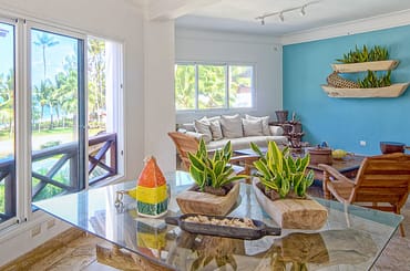 Apartment for sale in Terrazas del Atlantico, Las Terrenas, Samana, Dominican Republic - living room