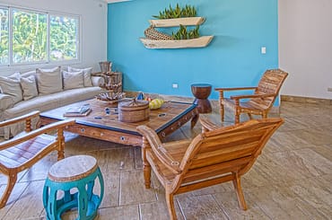 Apartment for sale in Terrazas del Atlantico, Las Terrenas, Samana, Dominican Republic - living room