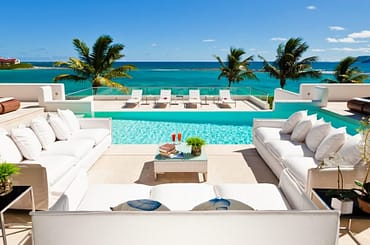 Ultra-luxury beachfront home for sale, Little Harbour, Anguilla - pool & sea view