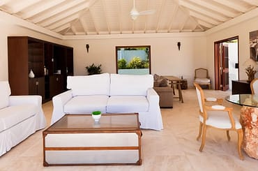Ultra-luxury beachfront home for sale, Little Harbour, Anguilla - living room