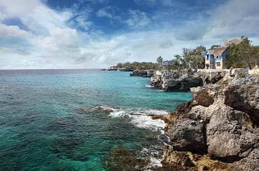 The coast of Negril, Jamaica